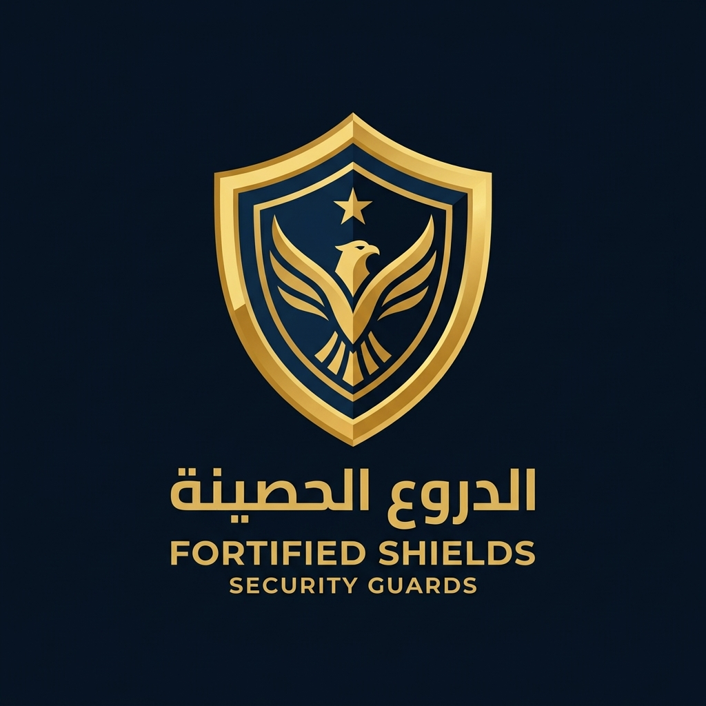 شعار شركة الدروع الحصينة لحراسات الأمن